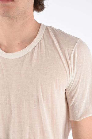 T-shirt girocollo in cotone