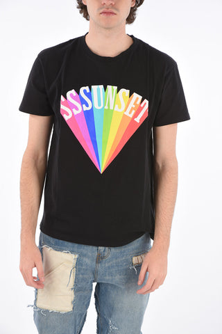 printed crew-neck t-shirt