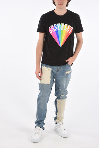 printed crew-neck t-shirt