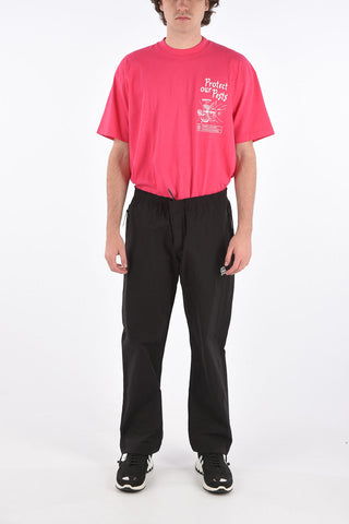 nylon drawstring waist pants