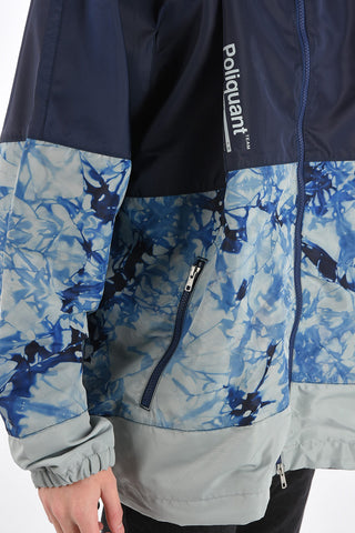 nylon jacket with removable hood