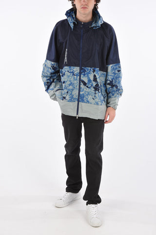 nylon jacket with removable hood
