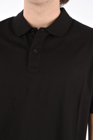 piquè cotton 2 button polo shirt