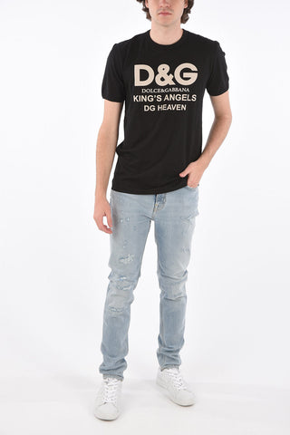 printed crew-neck t-shirt
