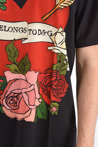 printed crew-neck t-shirt