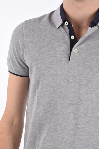 slim fit 3 button polo shirt