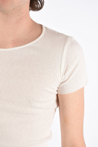 Ribbed Asymmetrical t-shirt