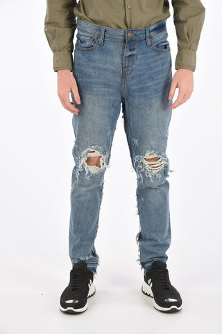 16cm stretch denim distressed jeans L.32