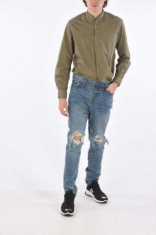 16cm stretch denim distressed jeans L.32