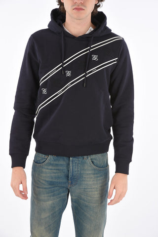 felpa hoodie in cotone