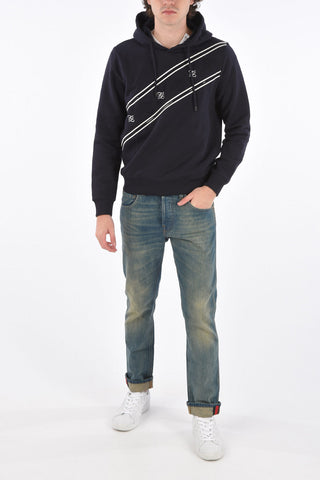 felpa hoodie in cotone