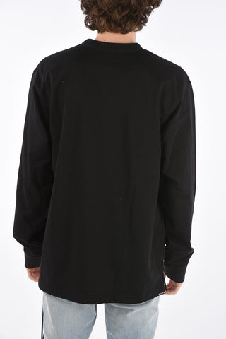 felpa girocollo in cotone