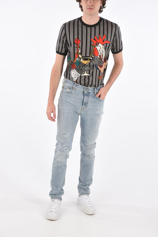 Distressed Skinny Fit Jeans 15 Cm