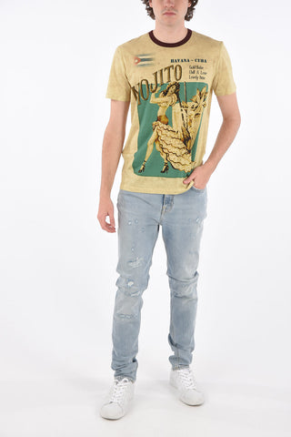 printed crew-neck t-shirt