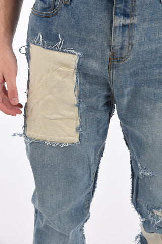 17cm vintage effect jeans L.32