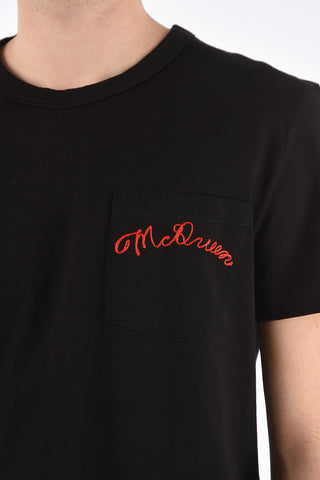 Crew-neck t-shirt with breast pocket