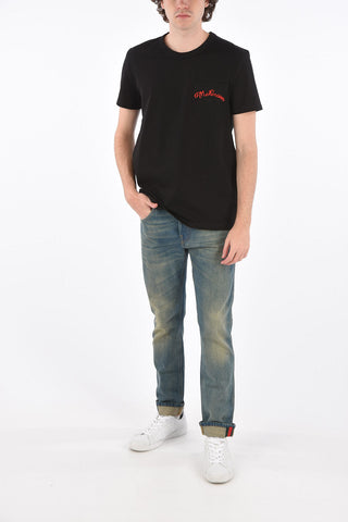 Crew-neck t-shirt with breast pocket