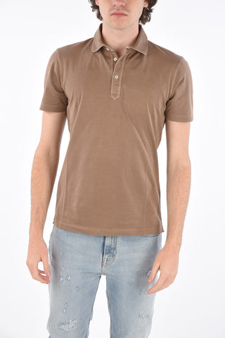 slim fit 3 button polo shirt