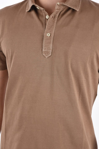 slim fit 3 button polo shirt