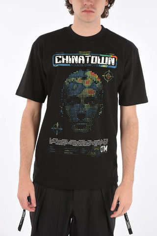 printed crew-neck t-shirt