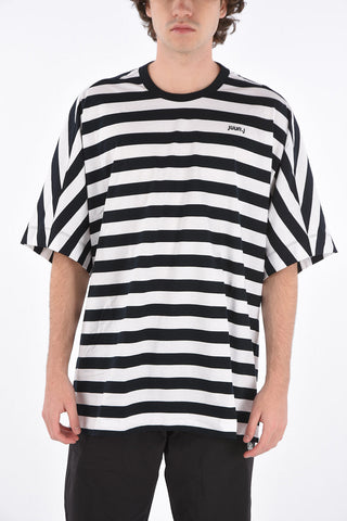 striped crew-neck t-shirt