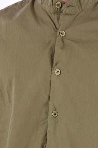 long sleeve mandarin collar shirt