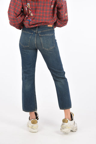 Distressed jeans CORA a vita alta