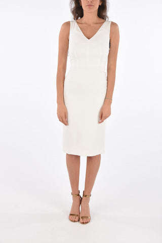 V Neck Pencil Dress
