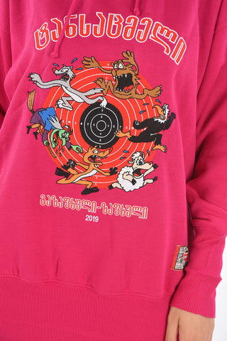 hoodie sweatshirt with embroidered Cartoon
