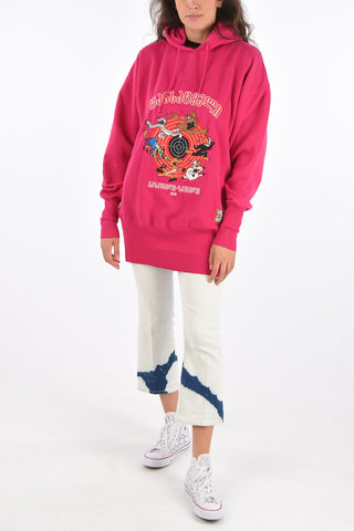 hoodie sweatshirt with embroidered Cartoon