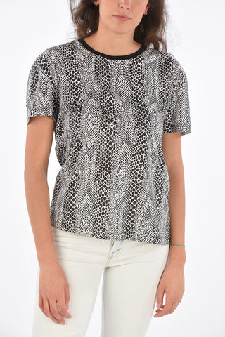 t-shirt stampa serpente