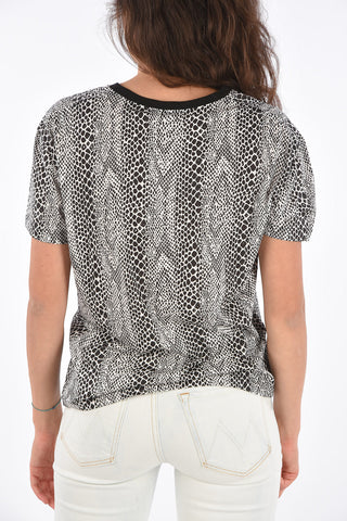 t-shirt stampa serpente