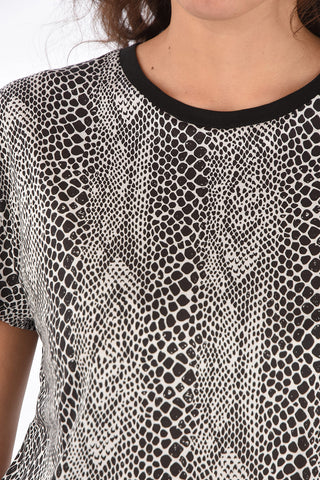 t-shirt stampa serpente