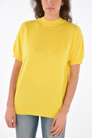 Cotton Short Sleeve Sweater