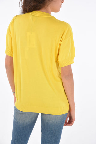 Cotton Short Sleeve Sweater