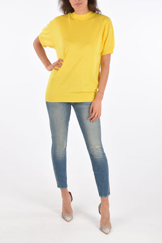 Cotton Short Sleeve Sweater