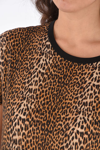 t-shirt stampa ghepardo