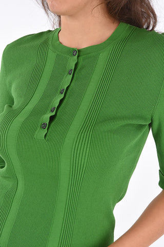 Maglia Maniche Corte con Bottoncini