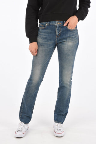 Jeans Straight Fit in Denim Stonewashed