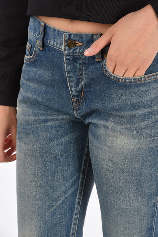 Stonewashed Straight Fit Jeans