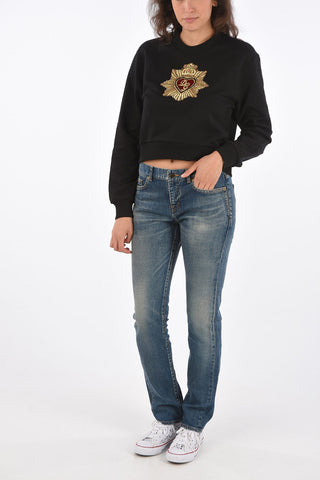 Stonewashed Straight Fit Jeans