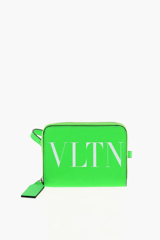 GARAVANI VLTN leather wallet with removable shoulder strap