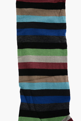 striped long socks
