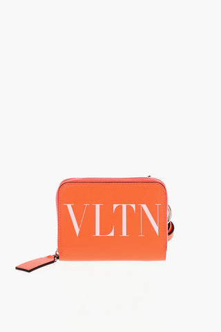 GARAVANI VLTN leather wallet with removable shoulder strap