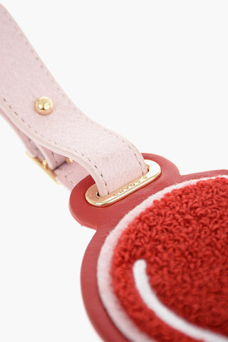 leather and fabric BROKEN HEART Bag Charm
