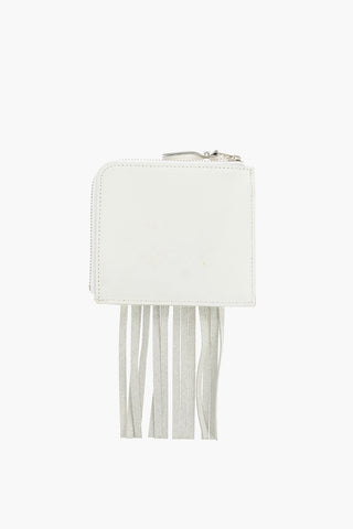 fringed leather wallet