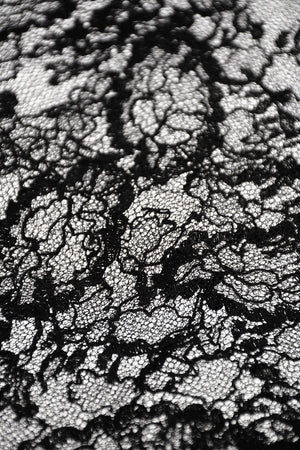 Foulard with lace details