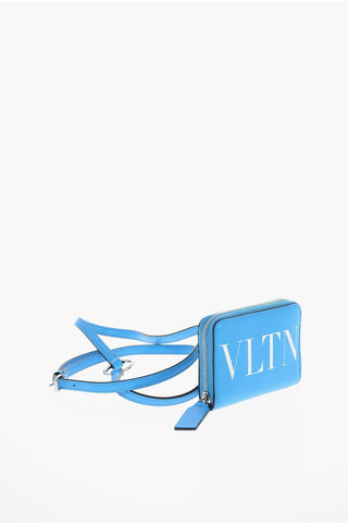 GARAVANI VLTN leather wallet with removable shoulder strap