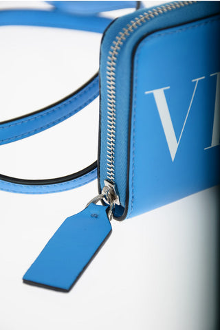 GARAVANI VLTN leather wallet with removable shoulder strap