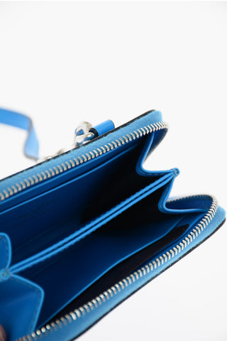GARAVANI VLTN leather wallet with removable shoulder strap